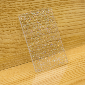 Glitter Transparent Acrylic Sheet