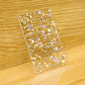 Transparent Sequined Acrylic Sheet