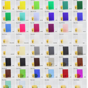Transparent and Colored Acrylic Sheets